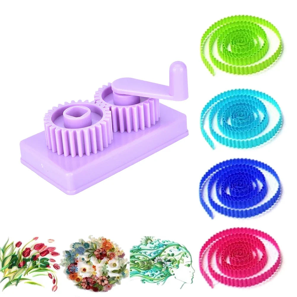Paper Quilling Crimper Tool | Handheld Crimping Wheel for Card Making and Paper Art