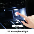 USB Car Atmosphere Light | LED Interior Touch Ambient Lamp with 8 Colors