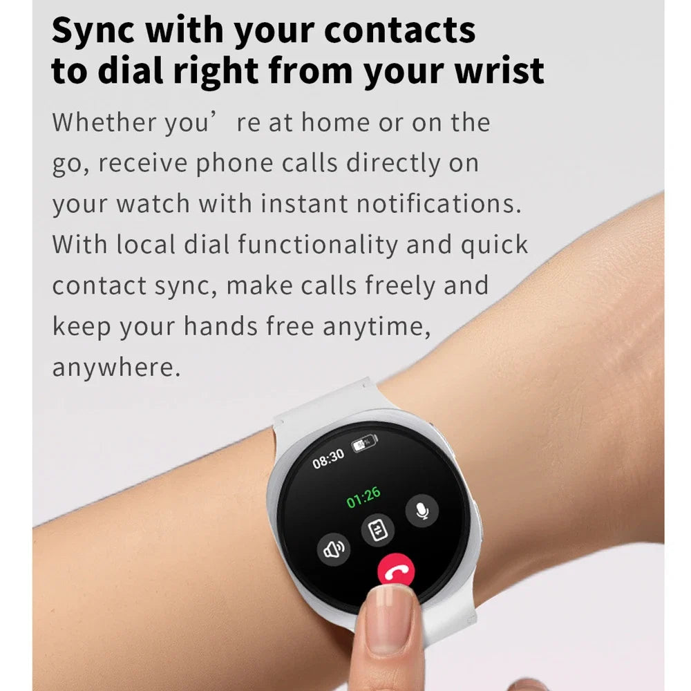 Fashion Weather Sports Blue Tooth Call Heart Rate Health Sleep Smartwatch SOS Map Navigation Wireless Charging Smart Watch 8