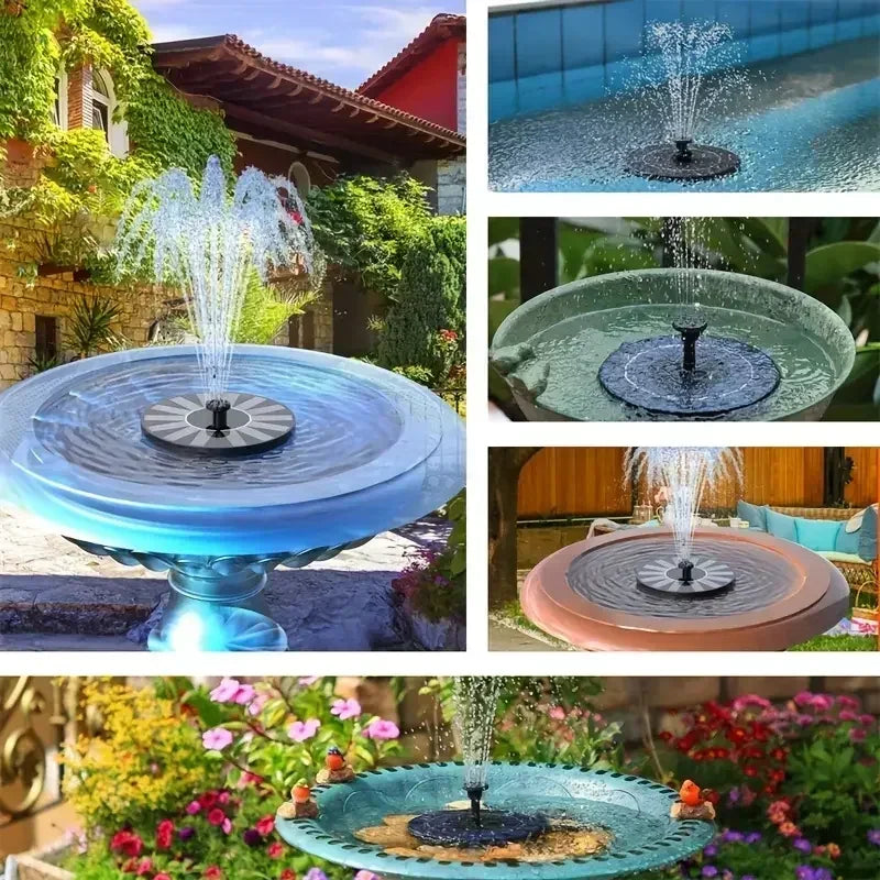 13/16/18cm Solar - Operated Fountain Pumps: Perfect for Garden Pools, Ponds, Bird Baths. Outdoor 8 - Nozzle Floating Pumps