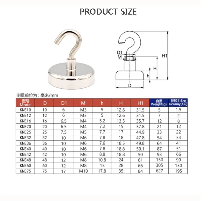 1-40PCS Strong Magnetic Hooks Multi-Purpose Storage Hooks Home Kitchen Bar Storage Hooks Key Storage Hooks Bathroom Hangers