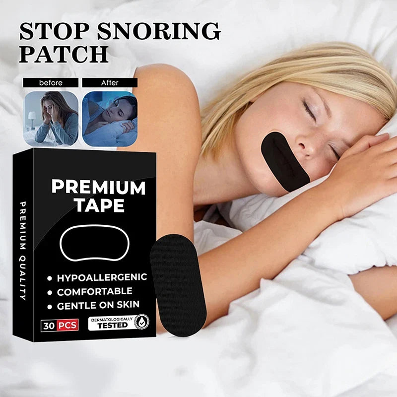 30 Pcs Anti Snoring Mouth Tape for Better Sleep | Medical Grade Nasal Strips