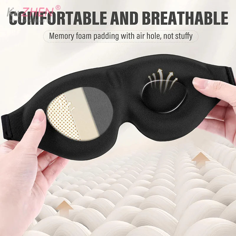 3D Sleeping Eye Mask | Soft Tiredness Relief Blindfold for Unisex