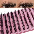 Individual Lashes 8-16mm 200pcs Cluster Lashes | Natural Look Mixed Tray for DIY Eyelash Extension