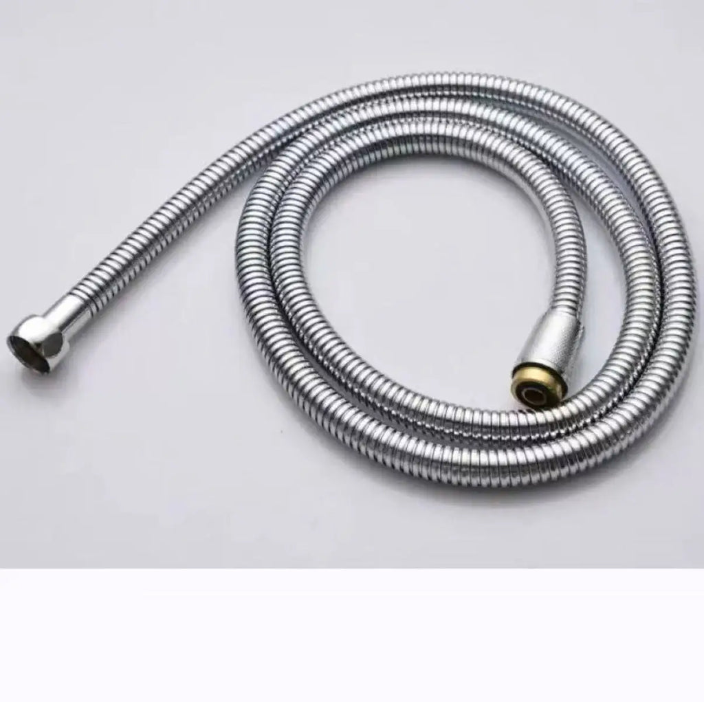 1pcs 2M Stainless Steel Hose Extension Tube Bathroom Shower Tube Extension Tube Water Pipe Draw Tube Bathroom Accessories