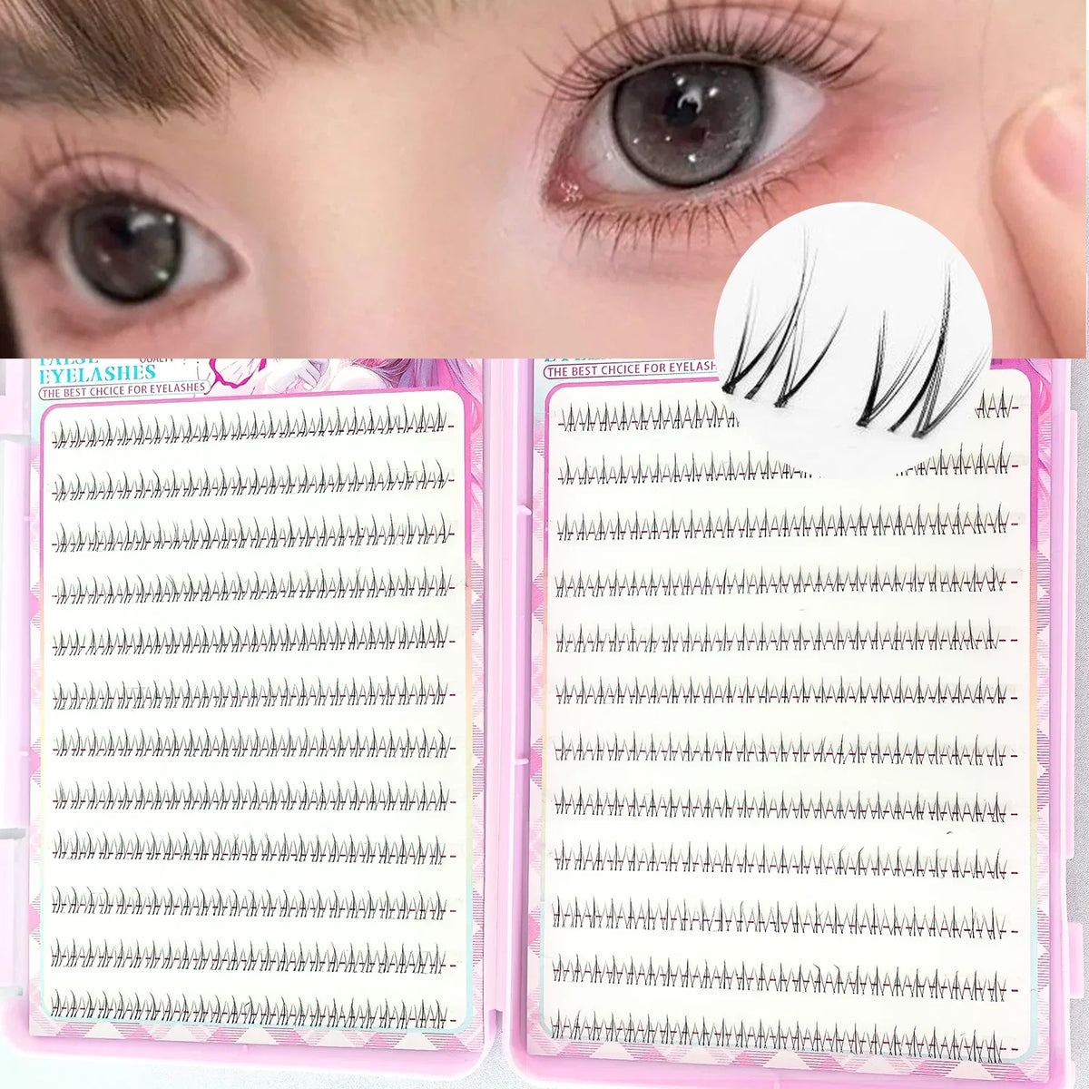 Natural Look Small Flame Lower Eyelashes | Glue-Free Easy Application Beginner Friendly Soft Comfortable Reusable Fake Eyelashes