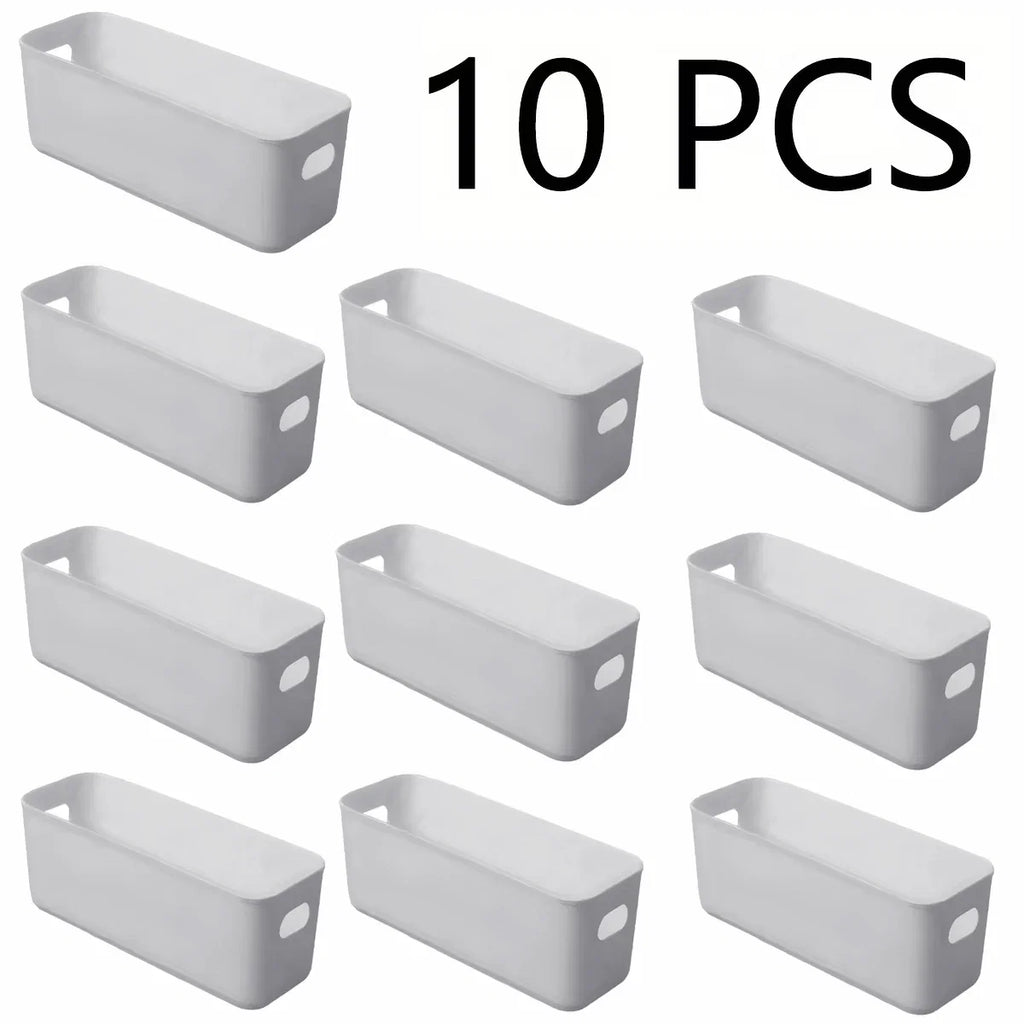 10pcs multifunctional storage box durable large-capacity desktop storage box underwear storage suitable for sundries storage