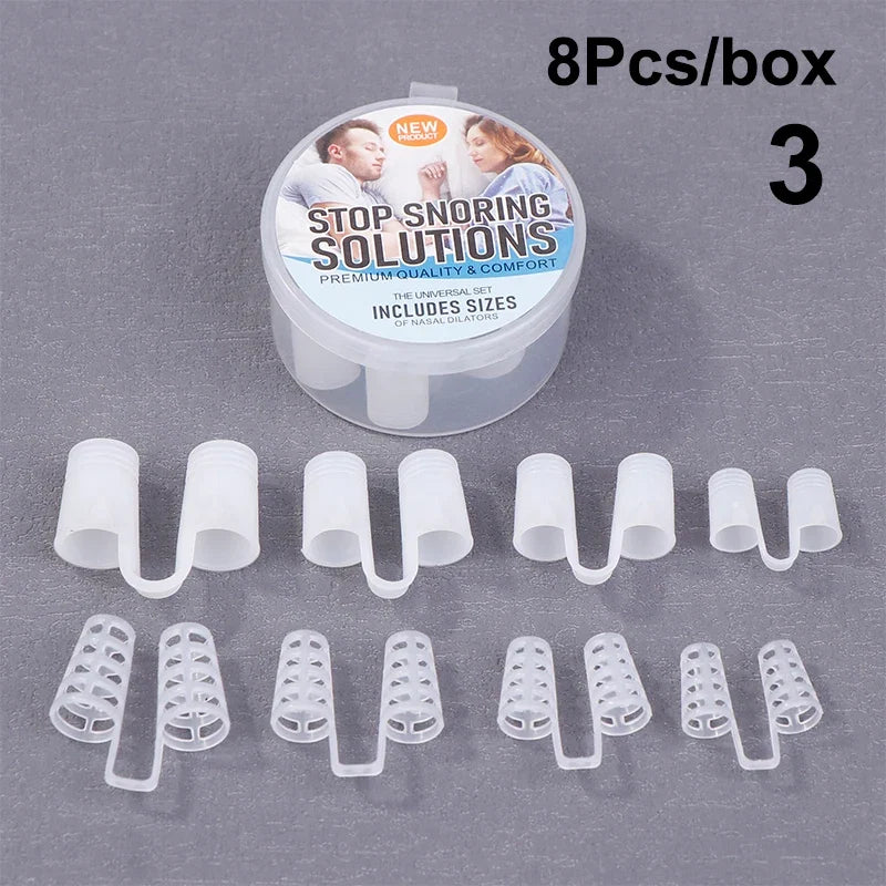 Silicone Anti Snore Nasal Dilators | Professional Sleeping Aid for Snoring Relief