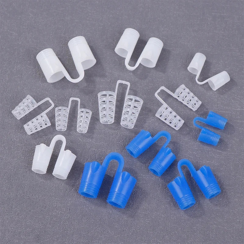 Silicone Anti Snore Nasal Dilators | Snoring Aid Nose Clips