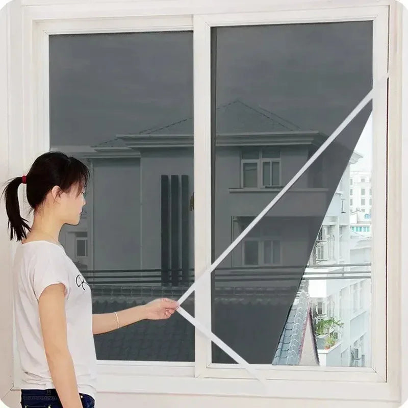 Indoor Insect Fly Screen Curtain Mesh Bug Mosquito Netting Door Window