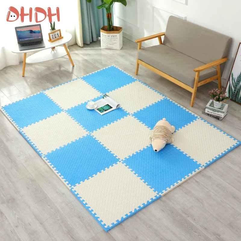 16PCS 30x30cm EVA Puzzle Mat – Thick Baby Play Mat for Kids, Non-Slip & Waterproof Crawling Floor Tiles, Interlocking Foam Rug