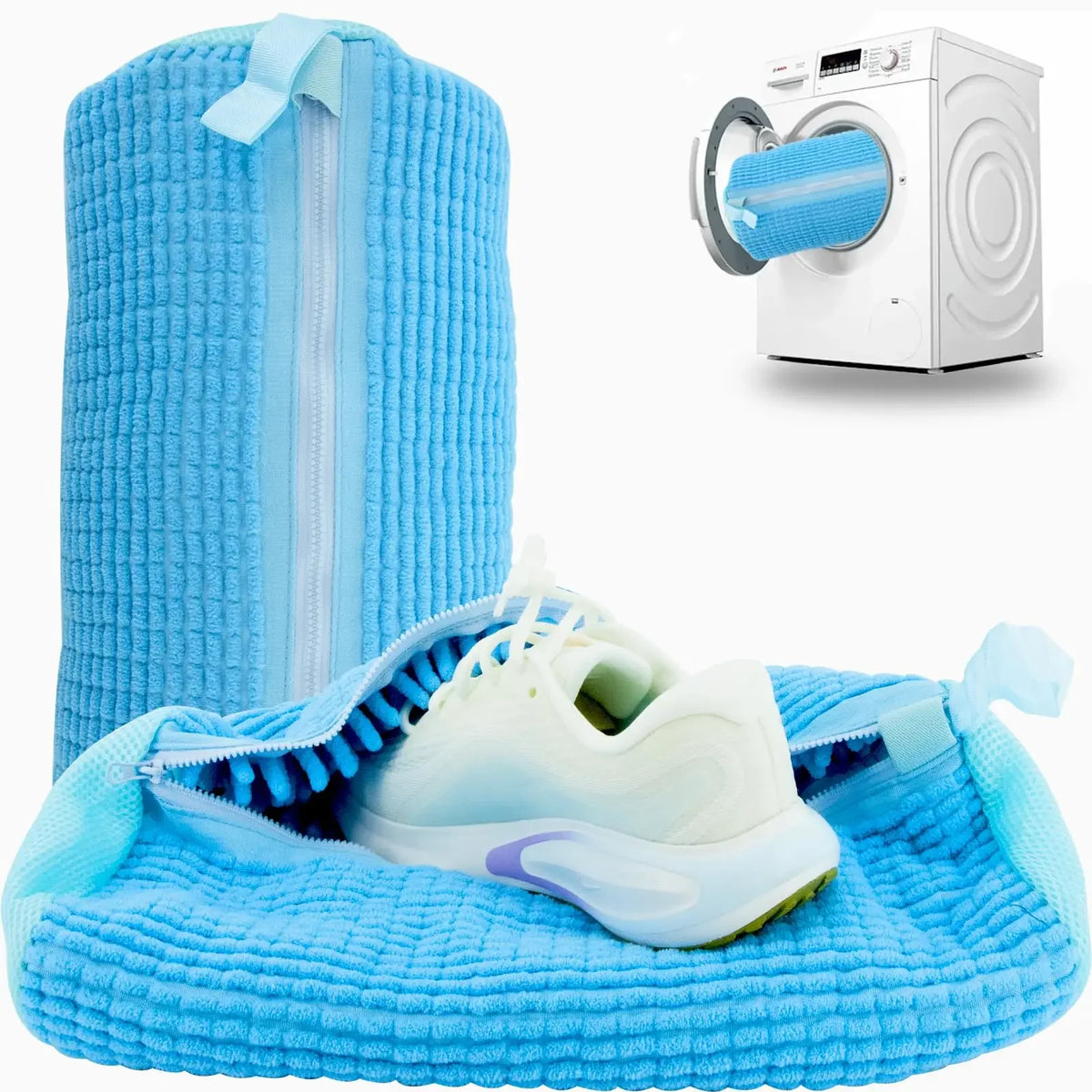 1/2/3PCS Special Shoe Washing Bag 360° Deep Clean Durable Sneaker Tennis Shoes Cleaning Bag With Zipper for All Shoes Size Type