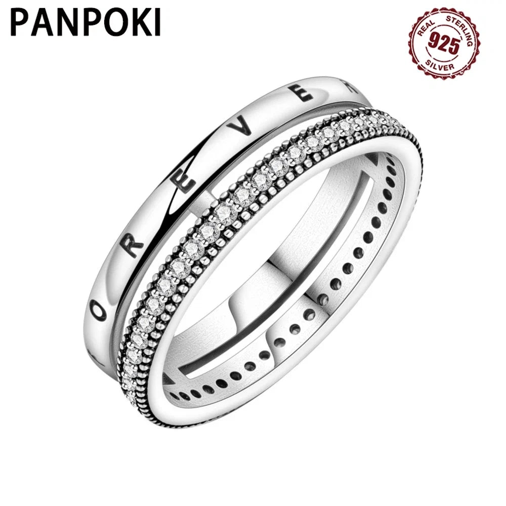 S925 Sterling Silver Forever Ring | Eternal Closed Ring for Women
