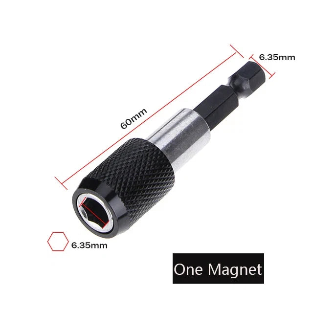 1/4 Inch Hex Shank Screw Depth Magnetic Screwdriver Bit Holder | Adjustable Depth Bit Holder with PH2 Bit