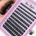 120pcs Cluster Lashes 10-16mm | Wispy D Curl Fluffy Individual Eyelashes for Natural Look