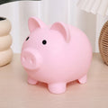 Adorable Piggy Bank Savings Jar Silicone Unbreakable Children's Money Box Boys & Girls Money-Saving Home Decor