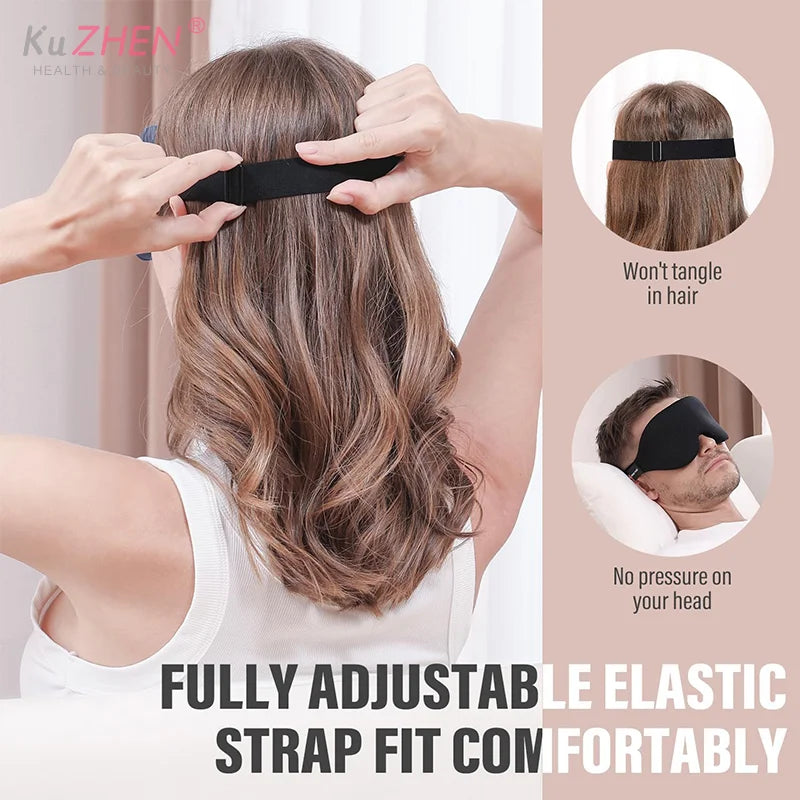 3D Sleeping Eye Mask | Soft Tiredness Relief Blindfold for Unisex