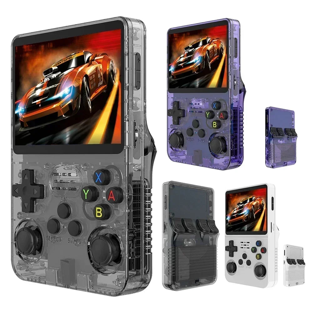R36S Retro Handheld Video Game Console Open Source Linux System 3 5 Inch IPS Screen Portable Pocket Video Player 64GB 128GBGames