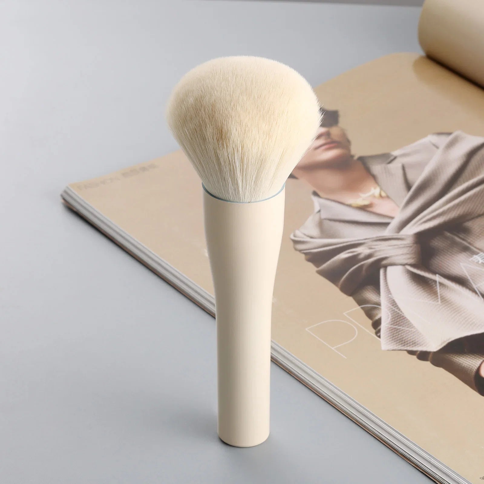 Large Fluffy Powder Brush | Professional Synthetic Bristles for All Skin Types