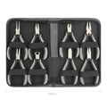 Pliers Tool Set Mini Pliers Repair Tool Bag Long Nose Flat Nose Bent Nose Combination Pliers Universal Remover Tool 8-Piece Set