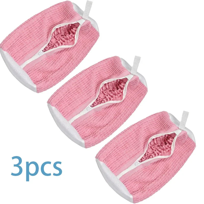 1/2/3PCS Special Shoe Washing Bag 360° Deep Clean Durable Sneaker Tennis Shoes Cleaning Bag With Zipper for All Shoes Size Type