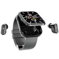 Waterproof Smartwatch 2 En 1 Equipped With TWS Earphones Smart Watch Men Women Sports Heart Rate Health Monitoring BT Call Music