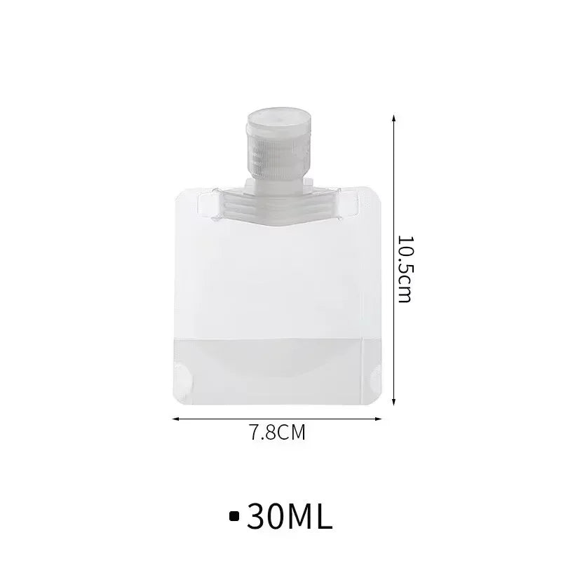 10cs 30/50/100ML Thickened Travel Subpackage Cosmetic Lotion Shower Gel Shampoo Portable Facial Cleanser