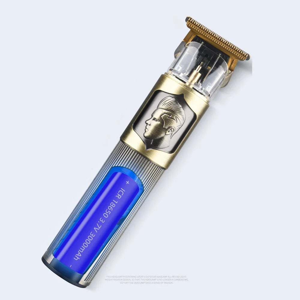 Vintage Hair Clipper USB Charging Hair Cutting Machine Electric Hair Trimmer Portable Shaver Professional Barber Boyfriend Gift