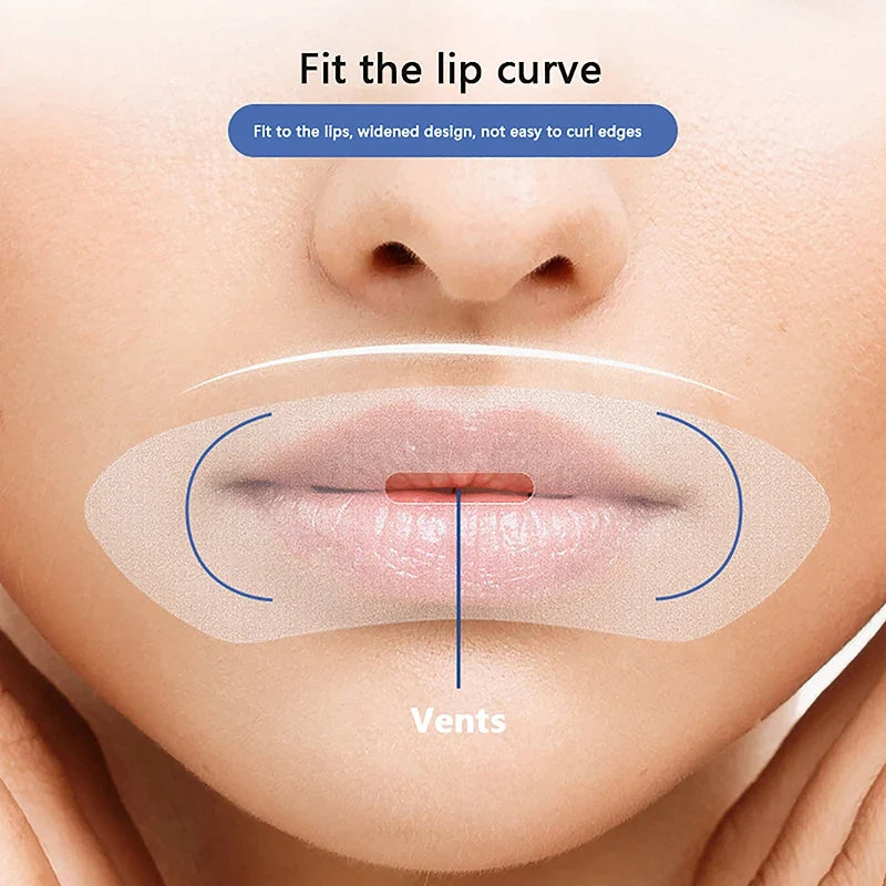 30Pcs Anti-Snoring Stickers | Night Sleep Aid Lip Patch for Adults & Children