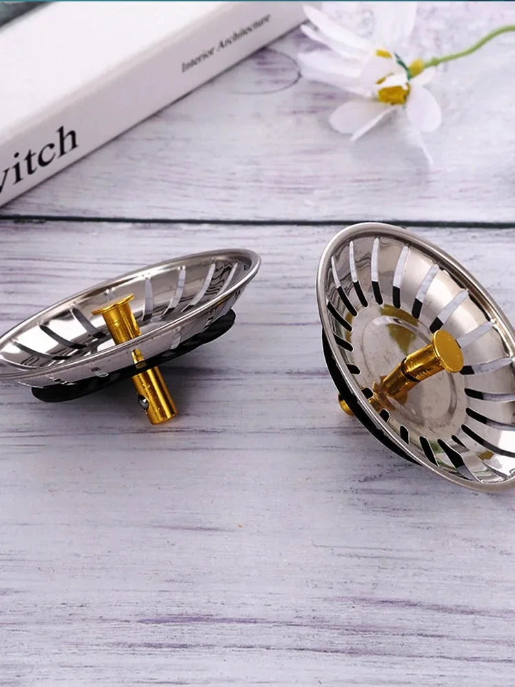 1pc/2pcs Kitchen Sink Strainer Stopper Waste Plug Sink Filter Filtre Sink Strainer Filter Floor Drain Kitchen Tools