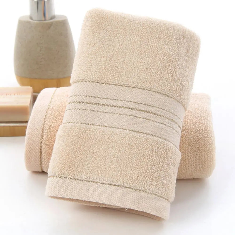 1/2/4 Pcs Cotton Class A Thickened Absorbent Jacquard Polyester-cotton Skin-friendly Face Towel Pure Cotton Towel Adult Towel