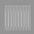 10PCS Transparent Door Impact Mats, Silicone Seal, Household Transparent Impact Seal Tape, Transparent Mute Strip