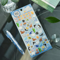 NEKONI Animal Stickers for Scrapbooking | Cute Penguin Dinosaur DIY Journal Decor