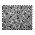 1 Piece Halloween Lace Tablecloth Bat Net Skull Pattern Rectangular Shape For Party Decoration Haunted House Pumpkin Design