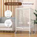 Large Parrot Cockatiel Bird Cage Nests Breeding Villa High Visibility Panels Horizontal Bar Anti Spill Tray Easy Clean Parrot