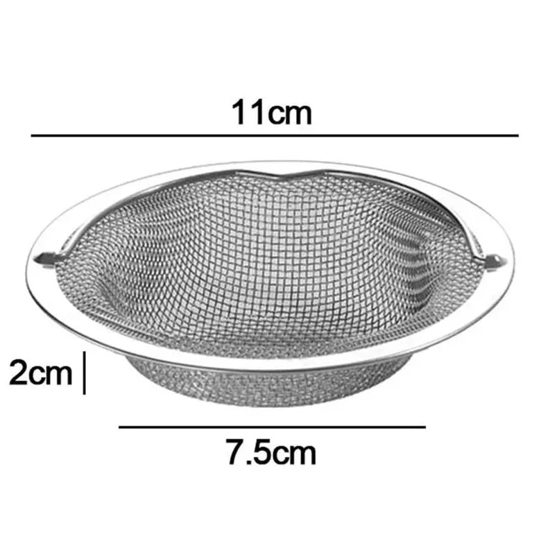 Stainless Steel Bathtub Hair Catcher Stopper Shower Drain Hole Filter With Handle Metal Sink Strainer Floor Drain For Kitchen