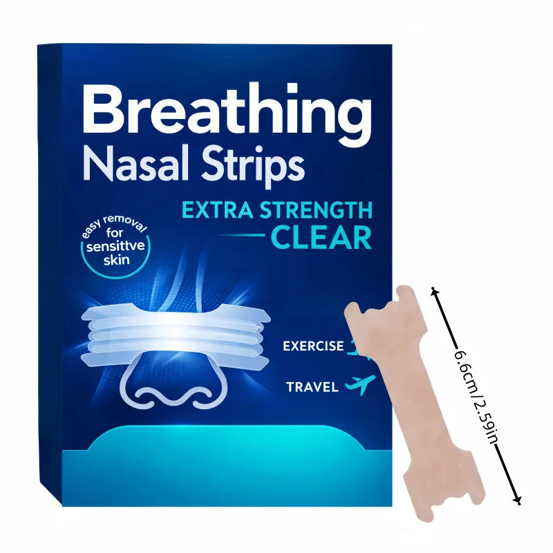 Breathable Sports Nose Strips | 30 Pack for Better Breathing and Restful Sleep