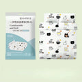 4 Pcs Disposable Bed Sheets King Size, Disposable Fitted Sheets Travel Bedding Cover for Hotel, Disposable Travel Sheet