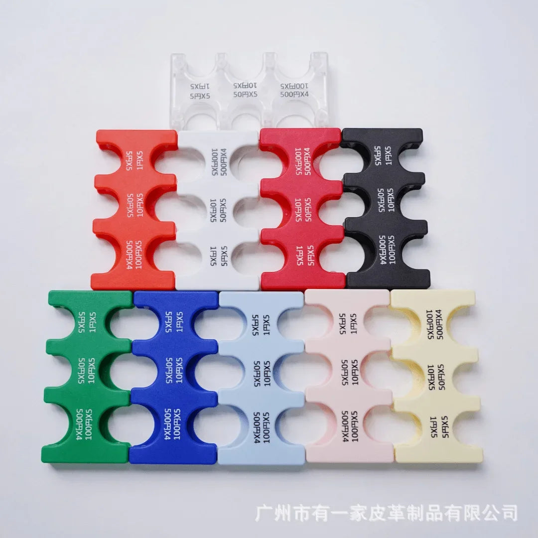 Mini Portable Coin Organizer, Portable Plastic Coin Holder, Multi-Slot Japanese & Korean Currency Storage, Money Management