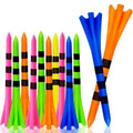 50pcs Golf Tees Plastic Stripe 5 Claws Tee Random Colors Accessories Sport TE001-Y