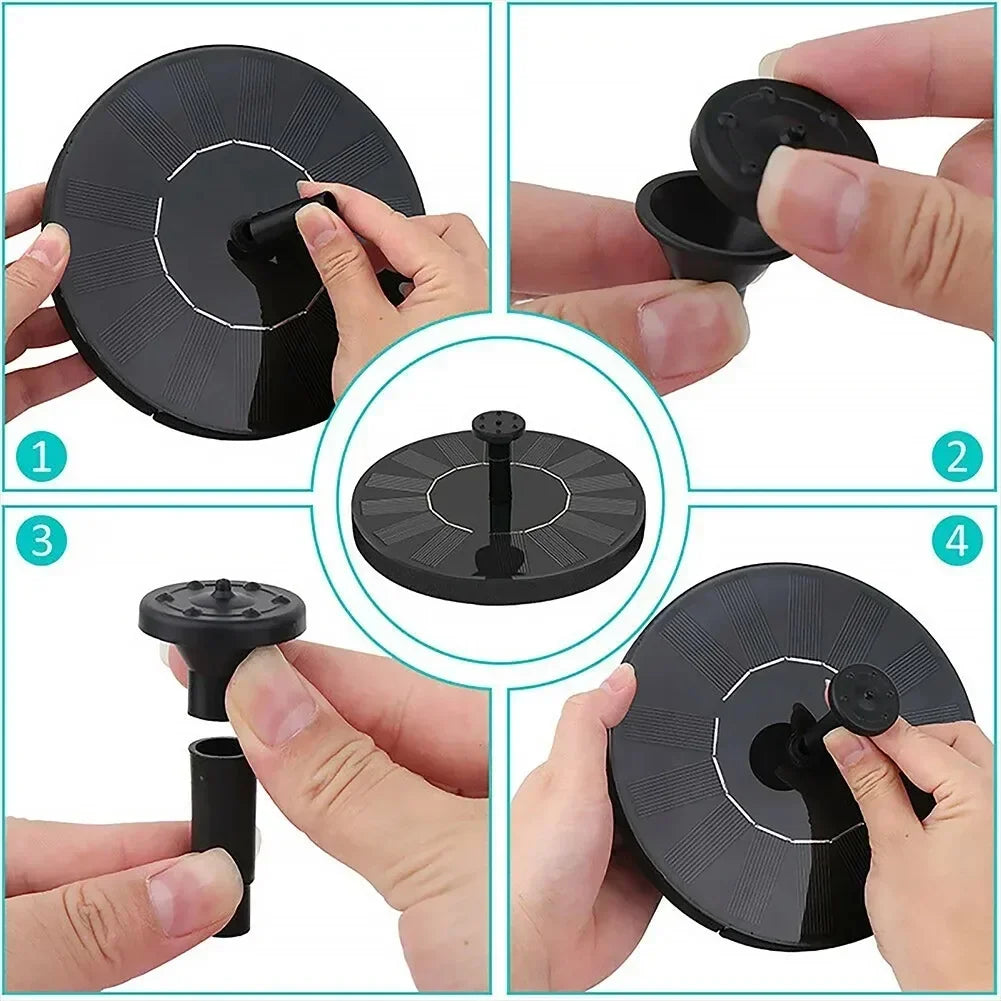 13/16/18cm Solar - Operated Fountain Pumps: Perfect for Garden Pools, Ponds, Bird Baths. Outdoor 8 - Nozzle Floating Pumps
