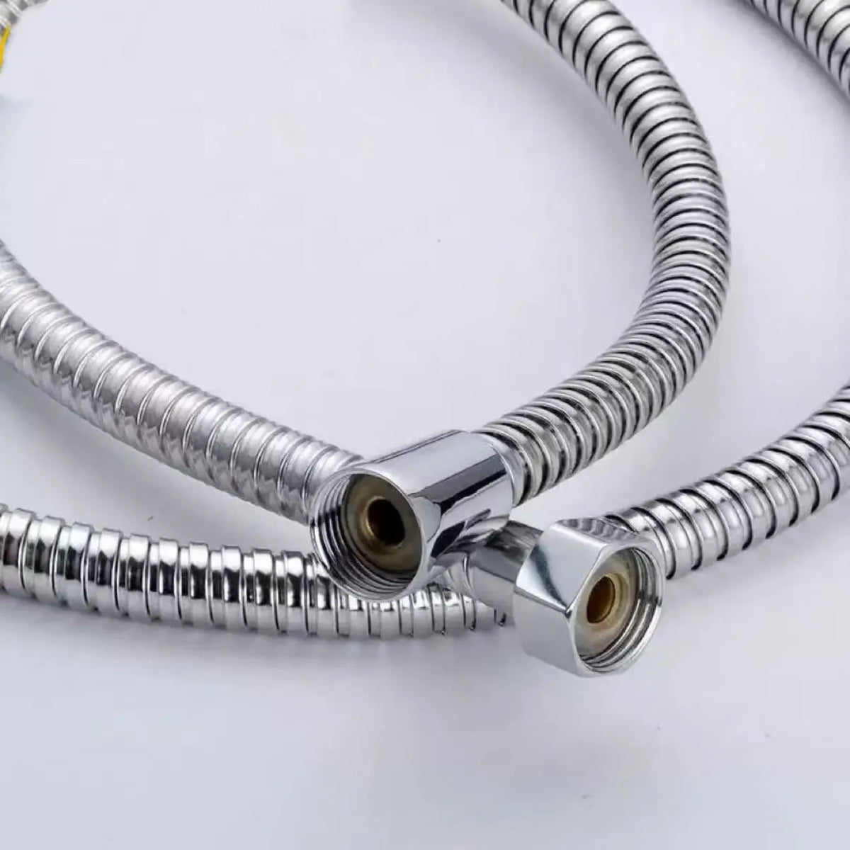 1pcs 2M Stainless Steel Hose Extension Tube Bathroom Shower Tube Extension Tube Water Pipe Draw Tube Bathroom Accessories