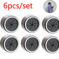 1/3/6pcs Kitchen Towel Hooks Round Adhesive Dish Towel Hook Easy Installation Wall Mount Hand Towel Hook Holders