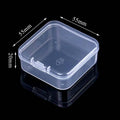 Mini Plastic Box Rectangular Box Translucent Box Packing Box Storage Box Dustproof Solid Strong Jewelry Storage Case Container