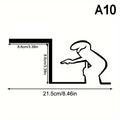 Minimalist La Linea Switch Sticker | Cartoon Power Switch Decal for Home Decor