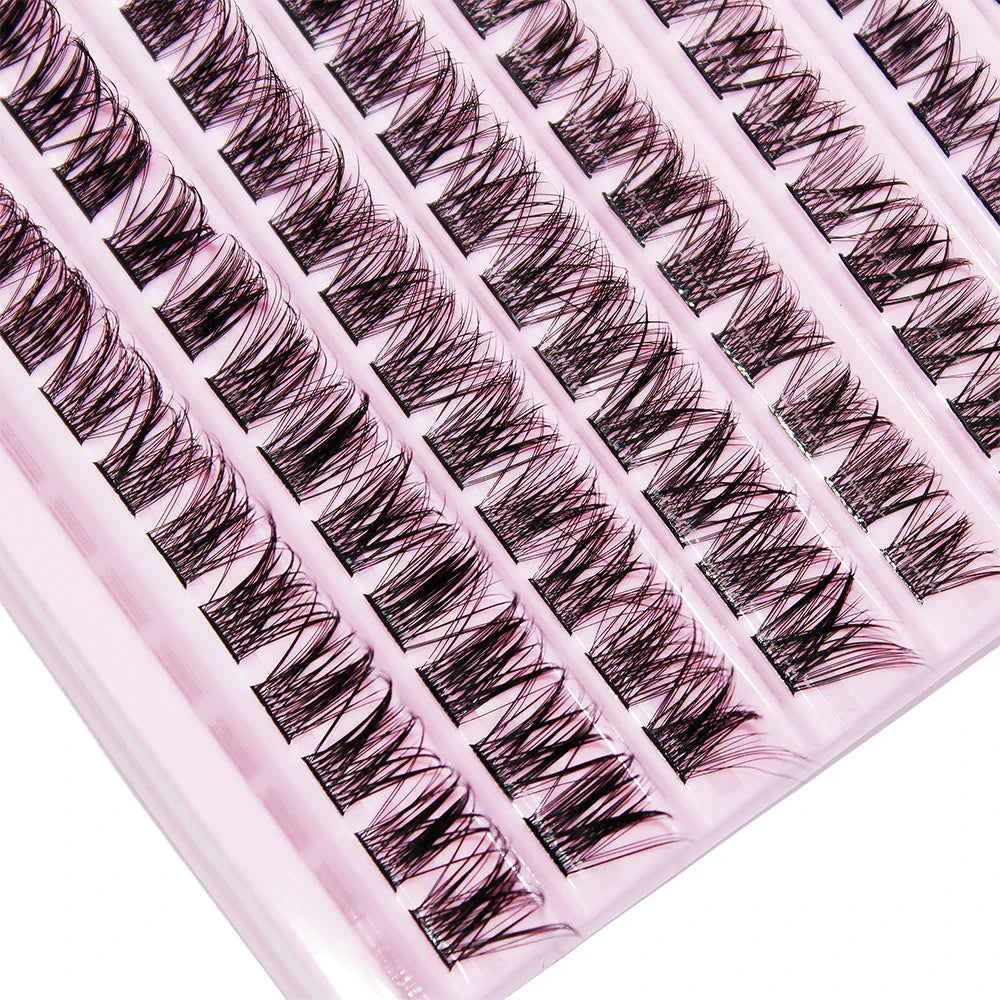 120 Pcs Cluster Lashes 8-16mm | Wispy Individual DIY Eyelash Extensions