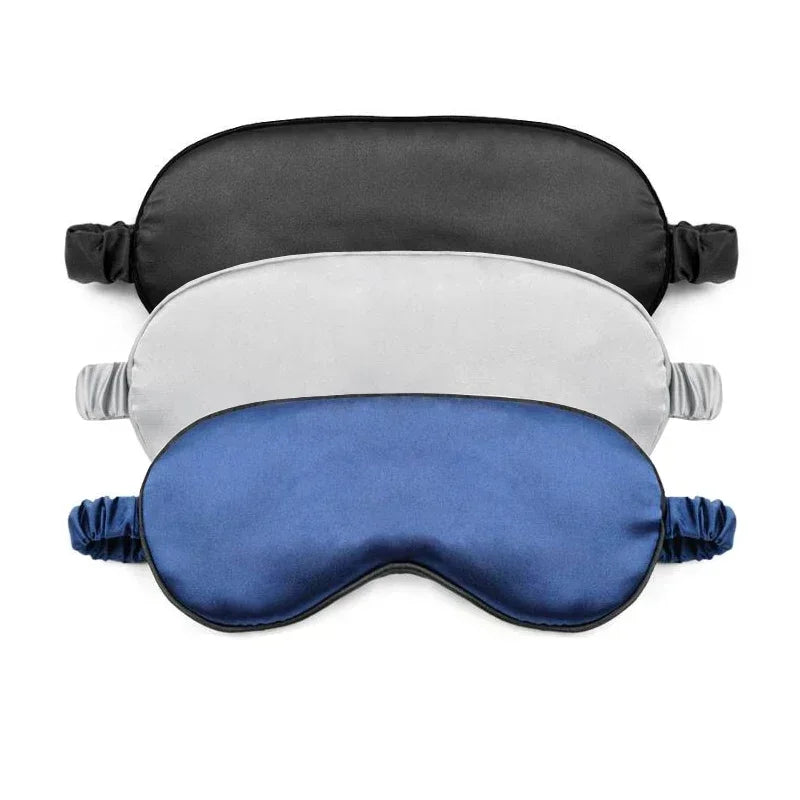 Silk Sleep Eye Mask for Women | Travel Blindfold with Light Blocking