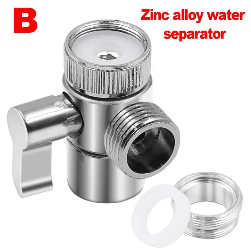 M22/M24 Switch Faucet Adapter Kitchen Sink Splitter Diverter Valve Water Tap Connector for Toilet Bidet Shower Bathroom Kitchen