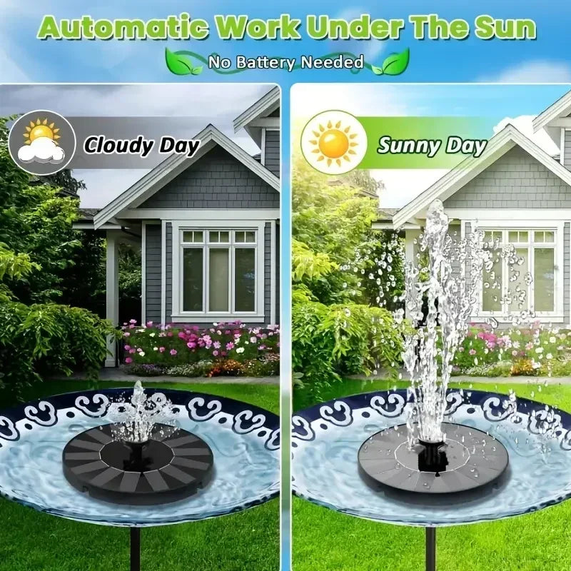 13/16/18cm Solar - Operated Fountain Pumps: Perfect for Garden Pools, Ponds, Bird Baths. Outdoor 8 - Nozzle Floating Pumps