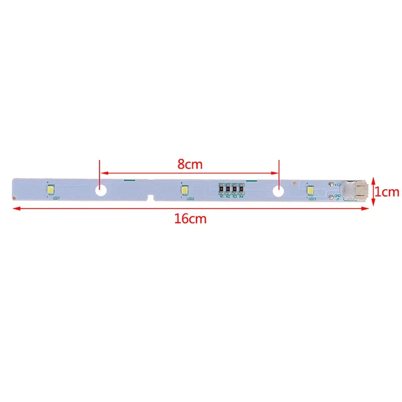 2PCS Refrigerator LED Light Strip Replacement for RONGSHENG HISENSE | DC 12V 2W E349766